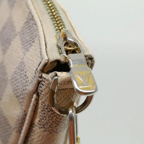 LOUIS VUITTON Damier Azur Pochette Accessoires Pouch - Picture 13 of 16